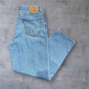 Levi's 560 Comfort Baggy Grunge Vtg 2005 Blue Denim Jeans Men's Size 36 x 33